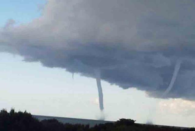 Tromba d’aria nel Catanzarese, giù alberi
