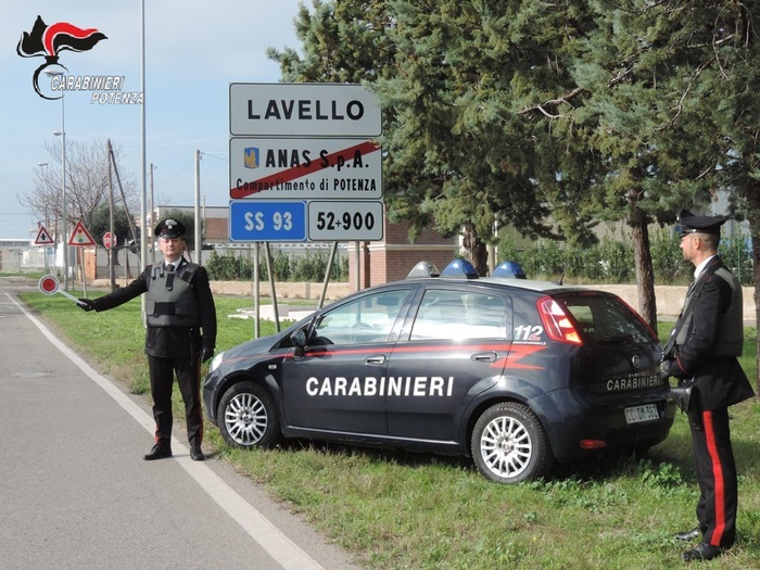 Melfi: evade dai domiciliari, arrestato