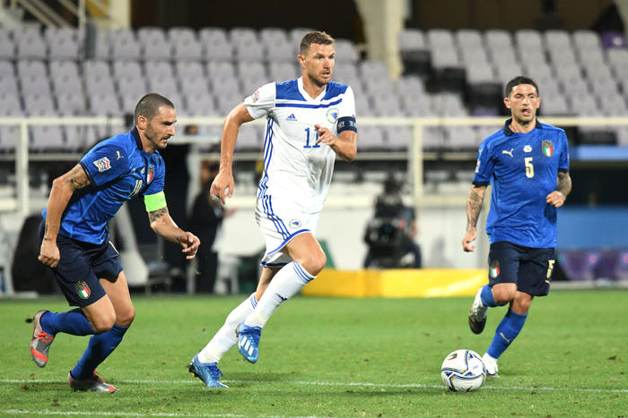 Nations League, Italia-Bosnia 1-1