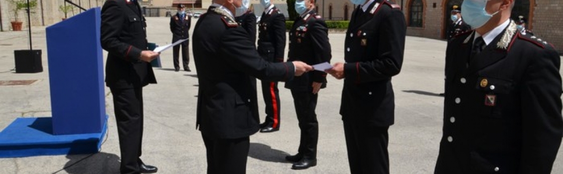 Carabinieri: a Potenza consegnati encomi a 20 militari