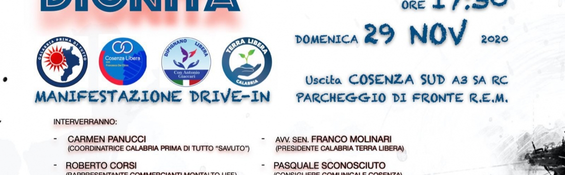 Riprendiamoci la nostra dignità