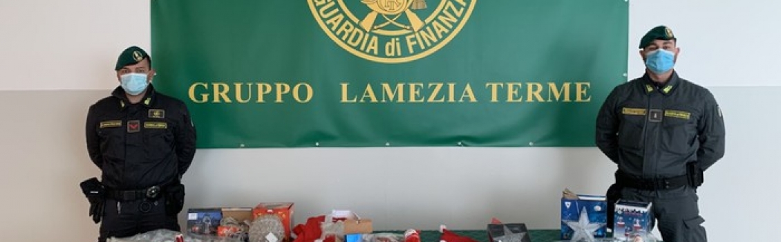 Natale: Guardia di finanza sequestra 17mila articoli