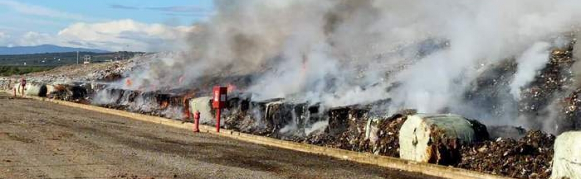 Rifiuti: incendiata discarica a Cassano allo Ionio