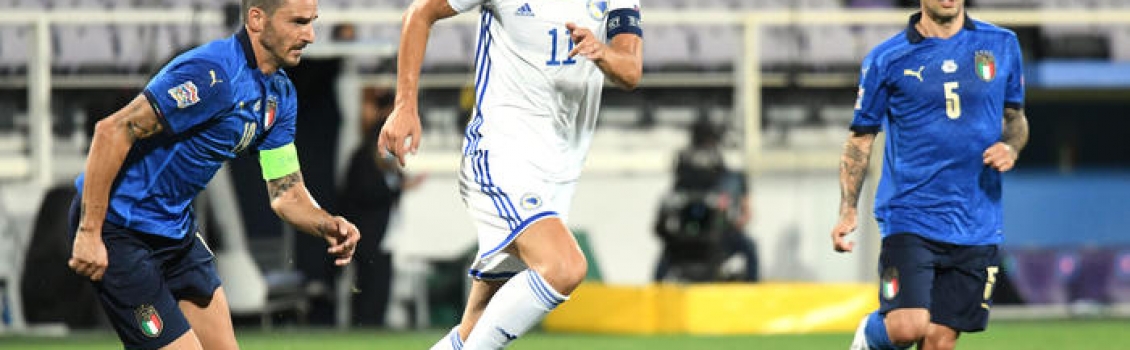 Nations League, Italia-Bosnia 1-1