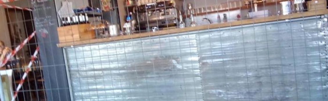 Coronavirus: in bar grate da cantiere