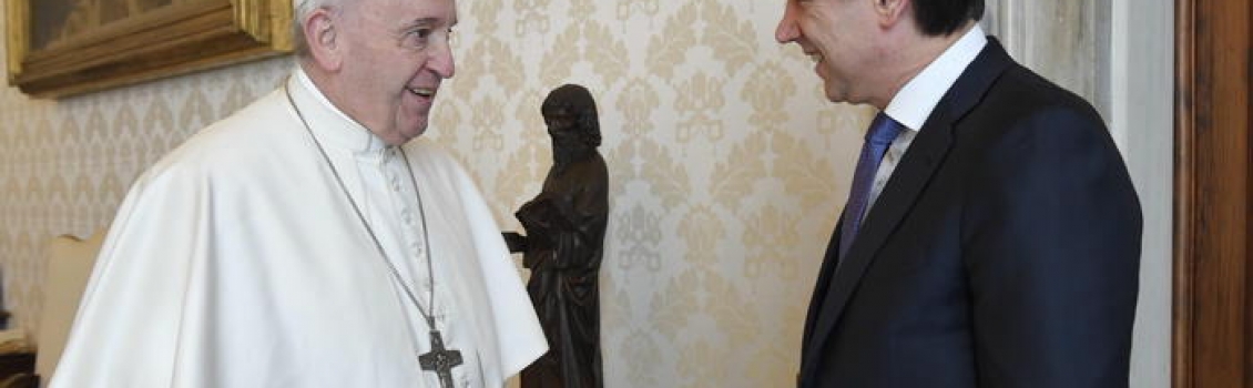 Il Papa ha incontrato il premier Conte