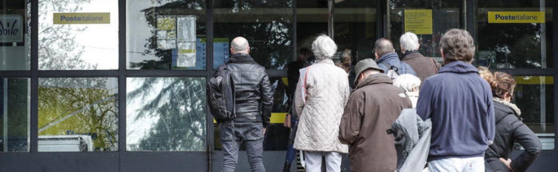 Coronavirus, Poste cambia calendario, anticipo per 850mila pensionati
