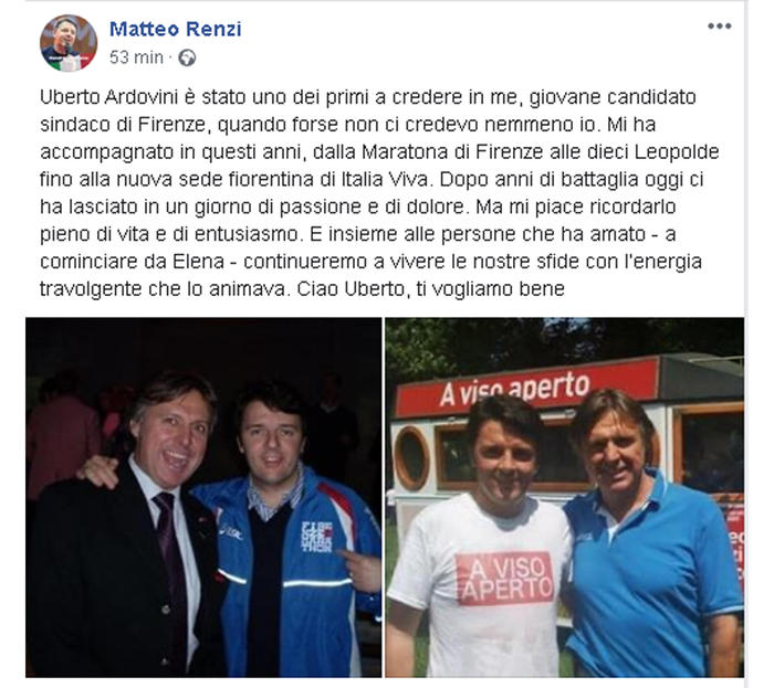 Matteo Renzi, bisogna ripartire
